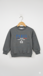 Kids Unisex “Paris High Density”Printed Sweatshirt – Smart & Comfortable