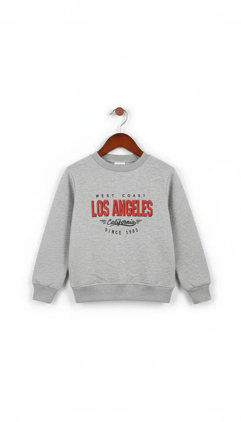 Kids  “West Coast Los Angeles – California  Printed Sweatshirt – Comfortable & Stylish
