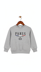 Kids Unisex “Paris High Density”Printed Sweatshirt – Smart & Comfortable
