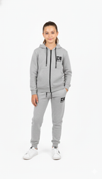 Kids Fleece Tracksuit - Winter Warm Hoodie & Trouser with Boss Style Logo