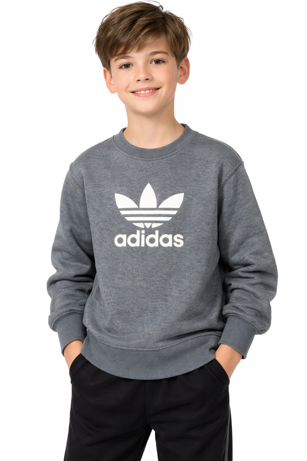 Kids Unisex Adidas High Density Printed Sweatshirt – Casual Comfort & Trendy Style