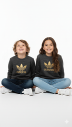 Kids Unisex Adidas High Density Printed Sweatshirt – Casual Comfort & Trendy Style