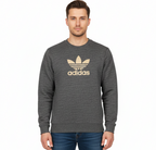 Men's Sweatshirt with Adidas High Density Logo on front