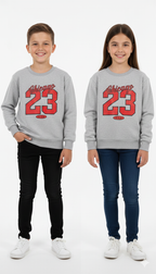 Kids Unisex Chicago 23” graphic printed Sweatshirt – Everyday Comfort & Sporty Look