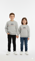 Kids Embossed Balenciaga  Printed Sweatshirt – Modern & Comfortable