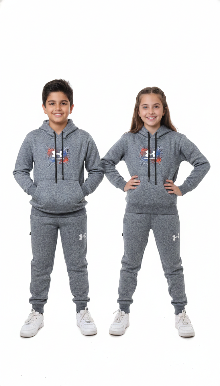 Kids' Under Armour high density degsie Tracksuit Set – 2-Piece Hoodie & Joggers