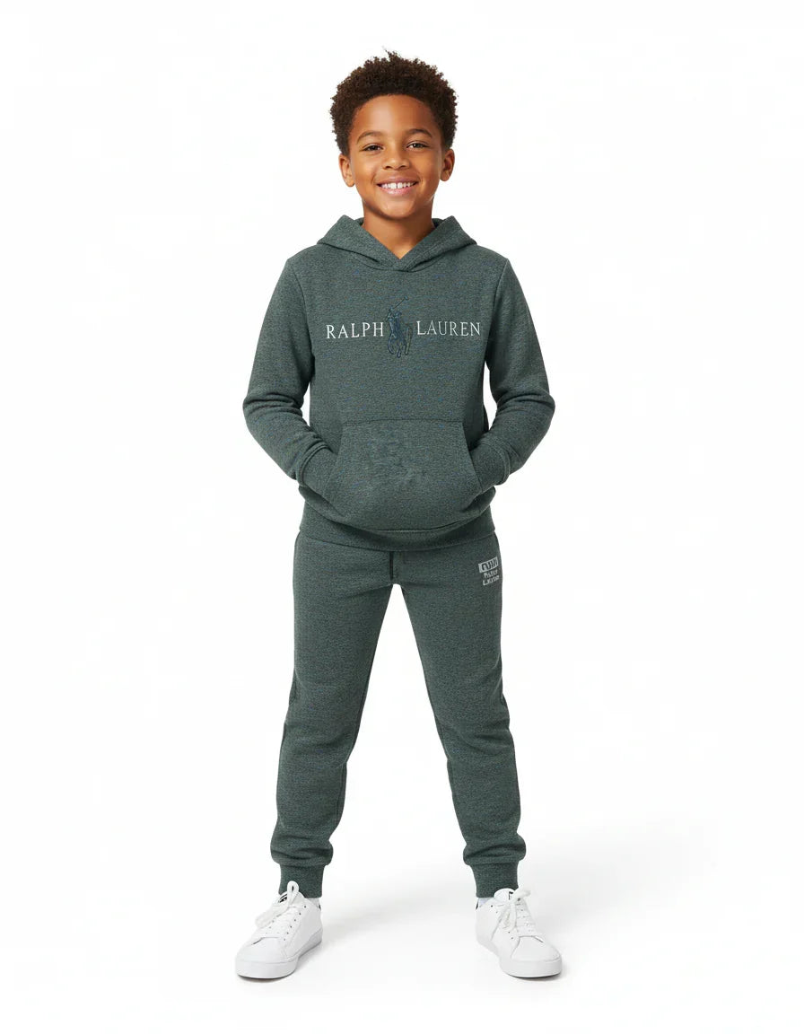 Polo Club Embossed Logo Ultra Soft Unisex Track Pair For Kids(3-10 Years)