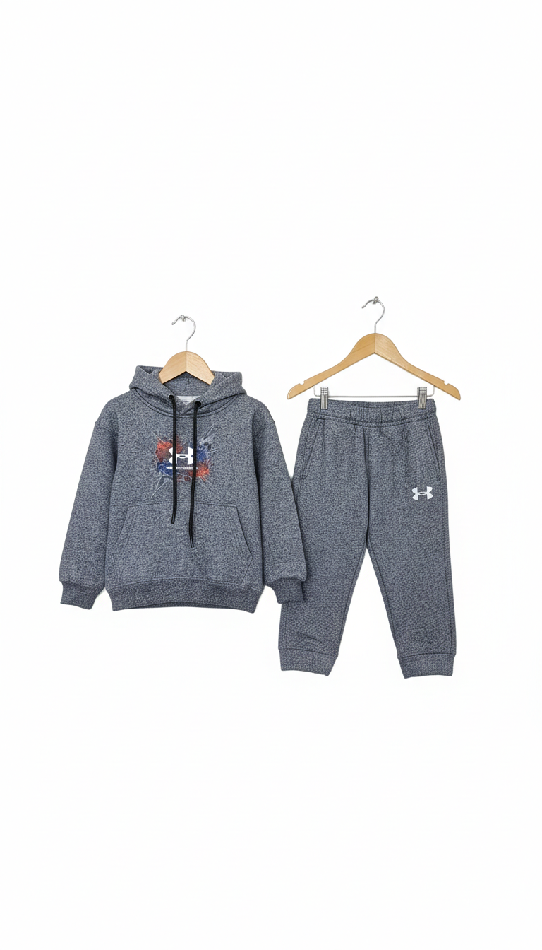 Kids' Under Armour high density degsie Tracksuit Set – 2-Piece Hoodie & Joggers