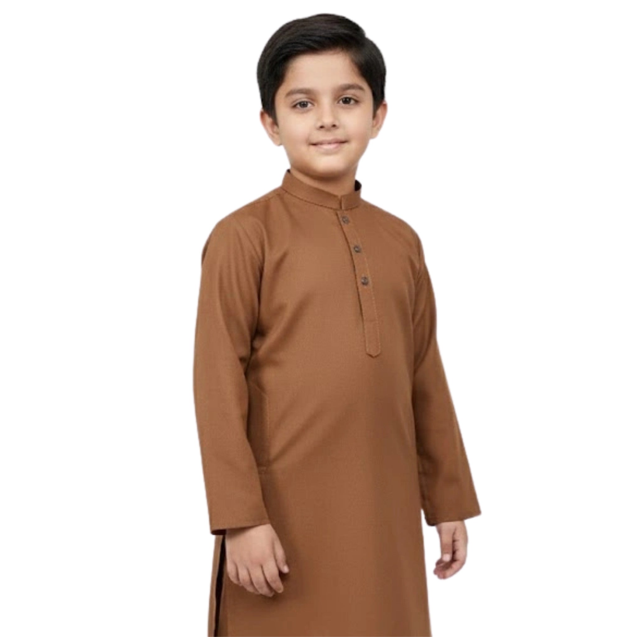 Boys Premium Solid Color Kurta Shalwar Suit | Wash n Wear  | Traditional Eastern Wear (Ages 3-12)