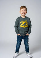Kids Unisex Chicago 23” graphic printed Sweatshirt – Everyday Comfort & Sporty Look
