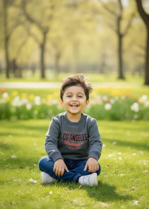 Kids  “West Coast Los Angeles – California  Printed Sweatshirt – Comfortable & Stylish