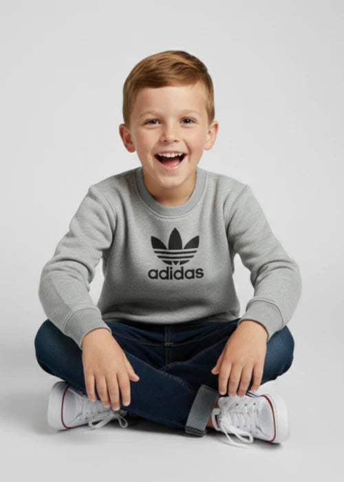 Kids Unisex Adidas High Density Printed Sweatshirt – Casual Comfort & Trendy Style