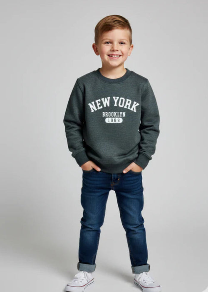 Kids High Density “New York ” Printed Sweatshirt – Casual & Cozy