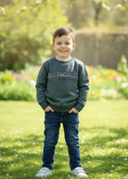 Kids Embossed Balenciaga  Printed Sweatshirt – Modern & Comfortable