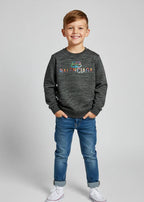 Kids Embossed Balenciaga  Printed Sweatshirt – Modern & Comfortable