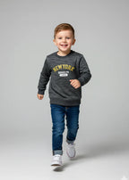 Kids High Density “New York ” Printed Sweatshirt – Casual & Cozy